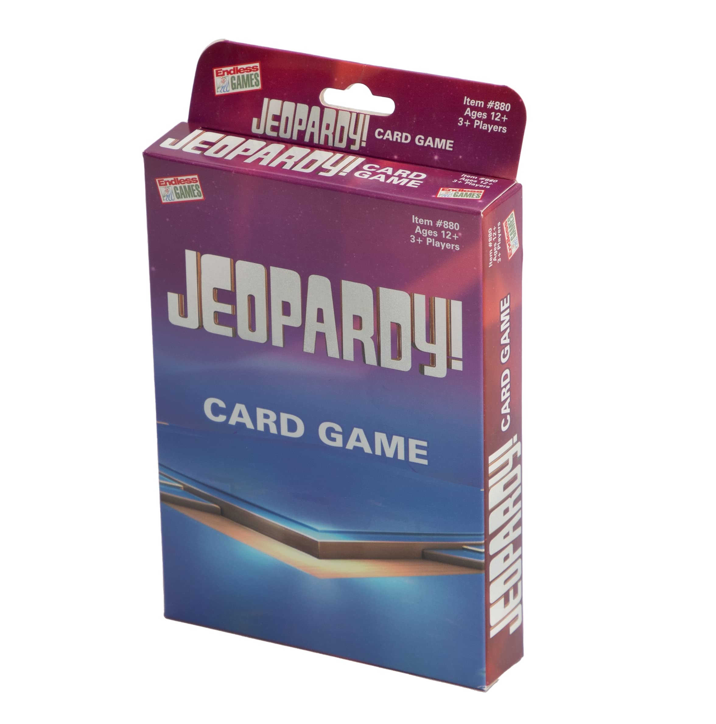 Jeopardy Card Game - Travel Sized Quiz Competition - Fast Paced Party Game