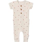 Modern Moments by Gerber unisex Short Sleeve Long Leg Romper
