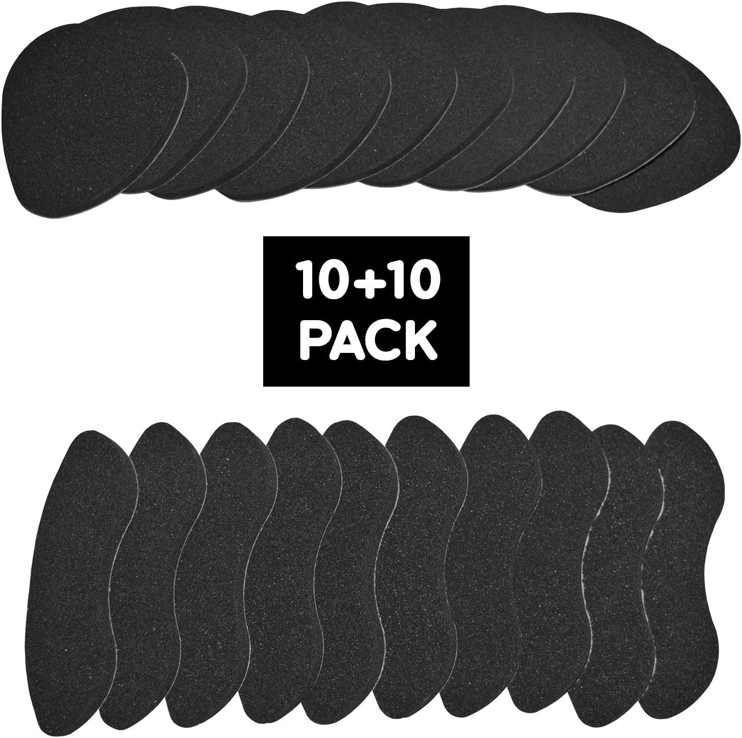 20 Pack Back of Heel and Ball of Foot Cushions, Heel Inserts, Water and Sweat Resistant: Health & Personal Care