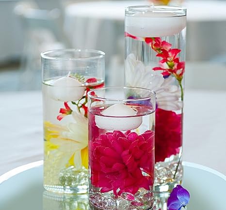 Spring Rose Tm Beautiful Cylinder Vases Set Of 3 Perfect For