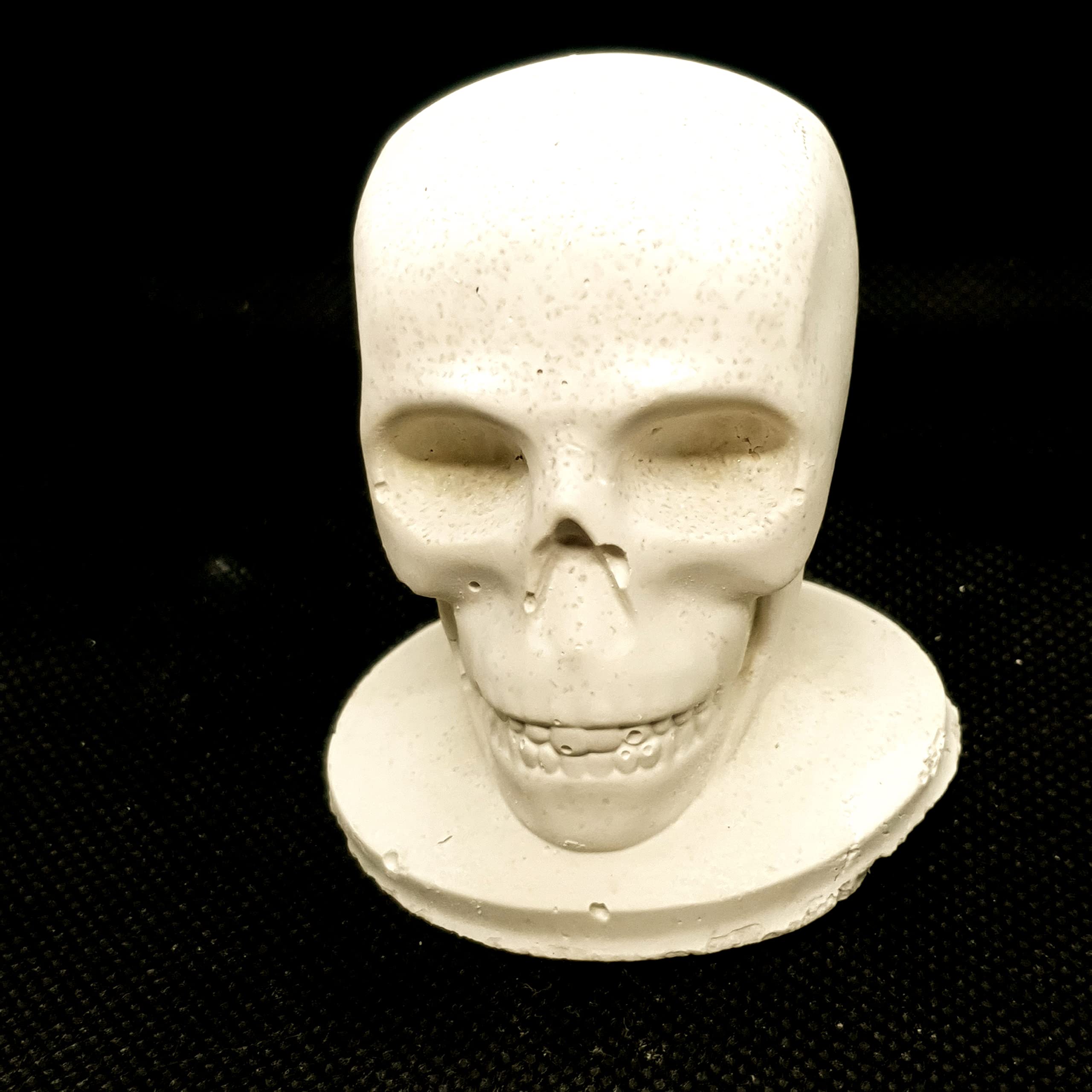 Reef-Geeks Novelty Growout Skull, Coral Frag plug, frag rock, frag rack. (Skull)