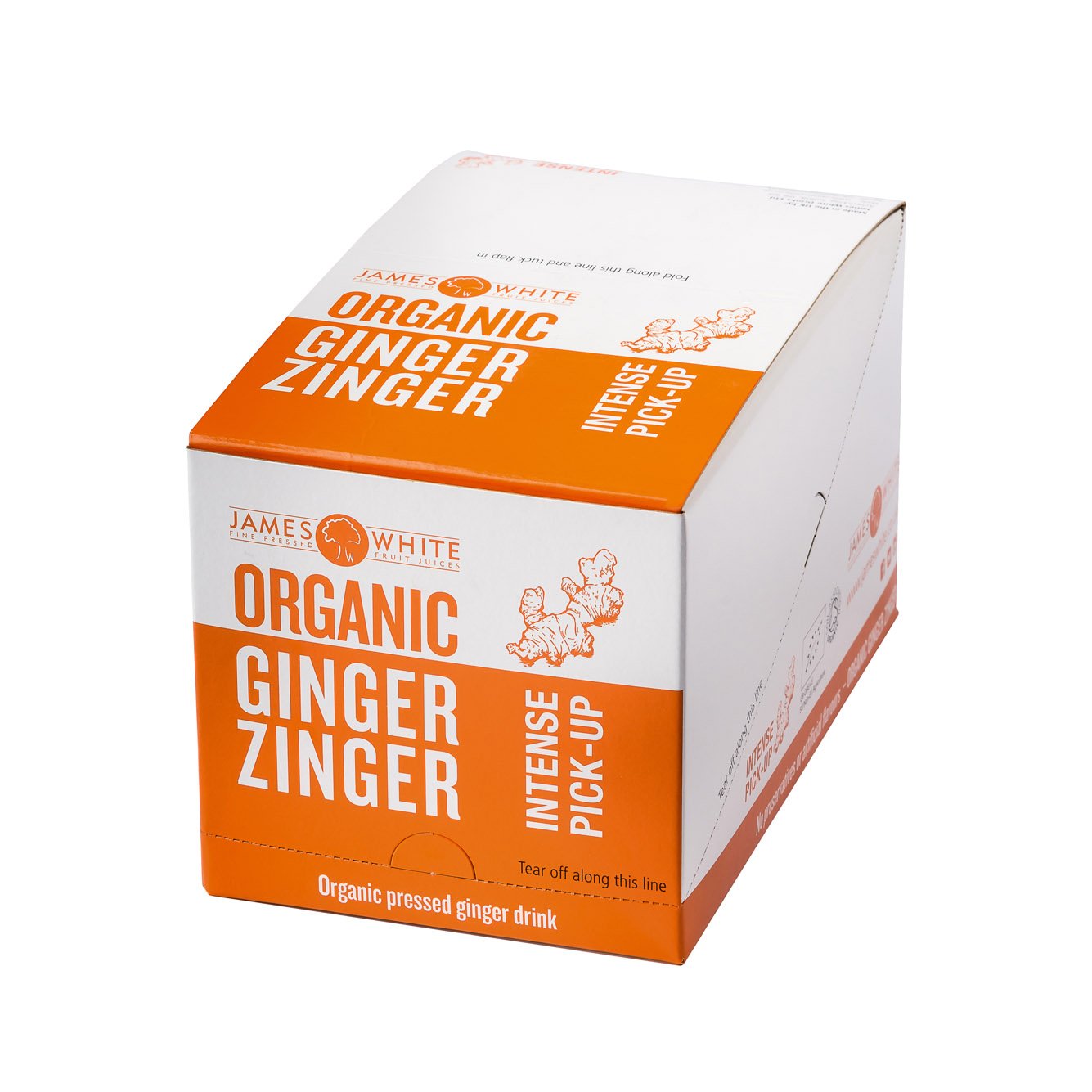 Zinger Natural Wellness Shots 24 Oz 15 Count Ginger Apple