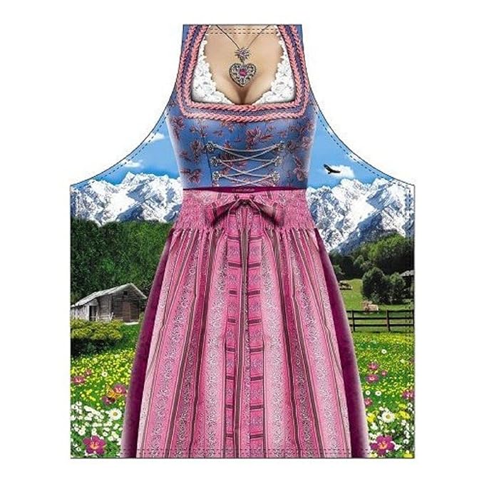 Schürze Bavarian Woman Traditional für Grill und Küche