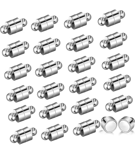 Amazon.com: AIEX 12pcs Magnetic Bracelet Clasp, Locking Necklace