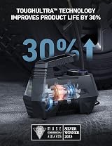 AstroAI Tyre Inflator Air Compressor 12V DC 35LPM Auto-Stop Digital Gauge view 3