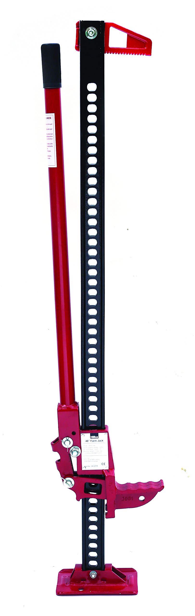 Hilka 82900048 Farm Jack, 1200 mm, Black Red