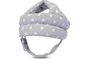 REFLYAWAY Baby Head Protector for Crawling Walking, Baby Helmet Adjustable No Bumps and Soft Cushion, Infant Safety Cap for Kid Learning to Walk