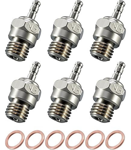 N3 Hot Glow Plug For 70117 1/10 1/8 RC Truck Nitro Engine - View #6