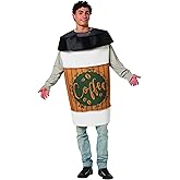 Rasta Imposta Coffee 2 Go Cup Costume Funny Outfit One Size Mens Womens Adult