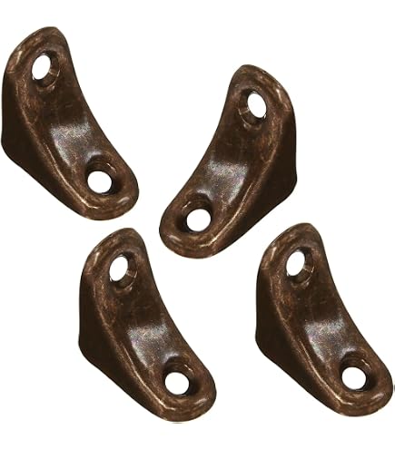 National N351-492 3" X 4.6" X 1/4" Wide Corner Brace - Black Image 1