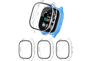 Butifacion 【3-Pack】 Splashproof Cases Compatible with Gizmo Watch 3 Screen Protector for Kids, All-Around Protective Cover with Gizmo 3 Screen Protector Only for Verizon Gizmo Watch 3，Clear*3
