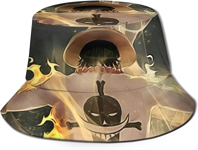 Anime Bucket Hats Fisherman Cap Sun Hats Outdoor Cap for Women Men UV