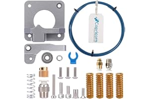 COMGROW Upgrade 3D Printer Accessories with All Metal Extruder Feeder, Capricorn Bowden Tubing, Pneumatic Couplers, Bed-Level Springs for Creality Ender 3/Ender 3 Pro/Ender 5 Pro/Ender 5 Plus Ender 3 Upgrades