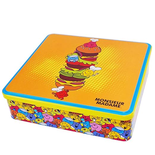 Massilly - Caja de Metal con diseño de Hamburguesa: Amazon.es: Hogar