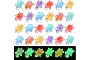 ROSELEAF Mini Resin Animals, 220pcs Mini Resin Turtles Figures to Hide Miniatures Things for Craft Dollhouse Landscaping Garden Decoration