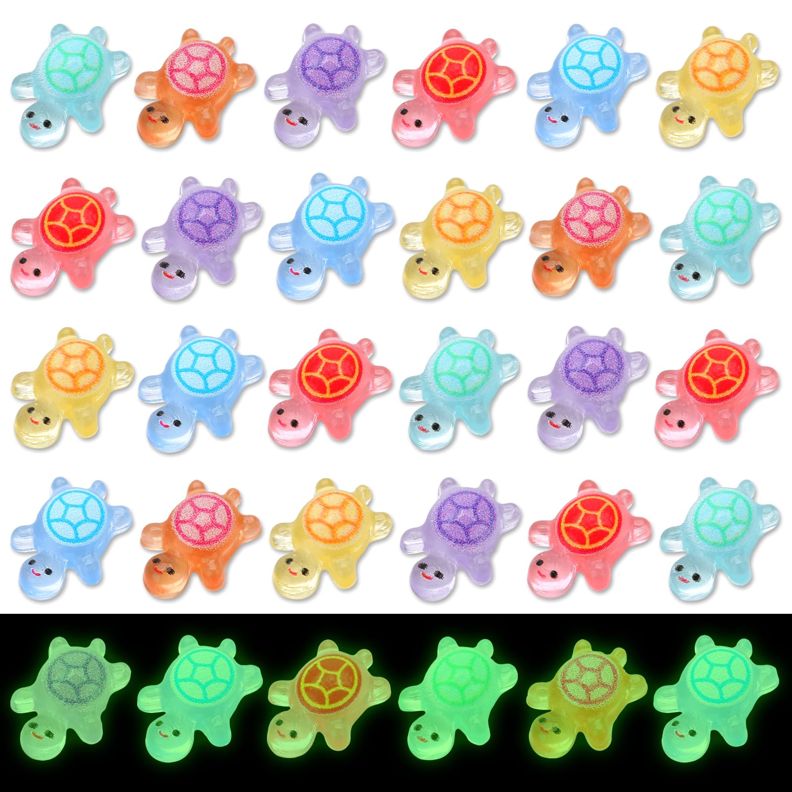 Photo 1 of Mini Resin Animals, 220pcs Mini Resin Turtles Figures to Hide Miniatures Things for Craft Dollhouse Landscaping Garden Decoration
