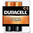 Duracell - CopperTop C Alkaline Batteries with Recloseable Package - Long Lasting, All-Purpose C Battery for Household and Bu