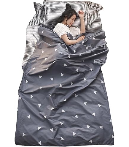 Doublure De Sac De Couchage 210x115 Cm - Drap Voyage Léger Avec Fermeture Éclair