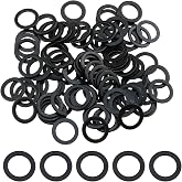 ZZHXSM 100PCS Skateboard Speed Washer Truck Axle Washer Ring 8x11x12MM Black Skateboard Slip Wire Spacer Suitable for Fishboard Skateboard and Longboard