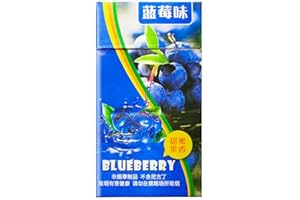 TEAGAR Herbal Cigarettes Blueberry Flavor Fruit Cigarettes - Nicotine Free & Tobacco Free - Cigarette Alternative (1 Pack/ 20 Cigarettes)