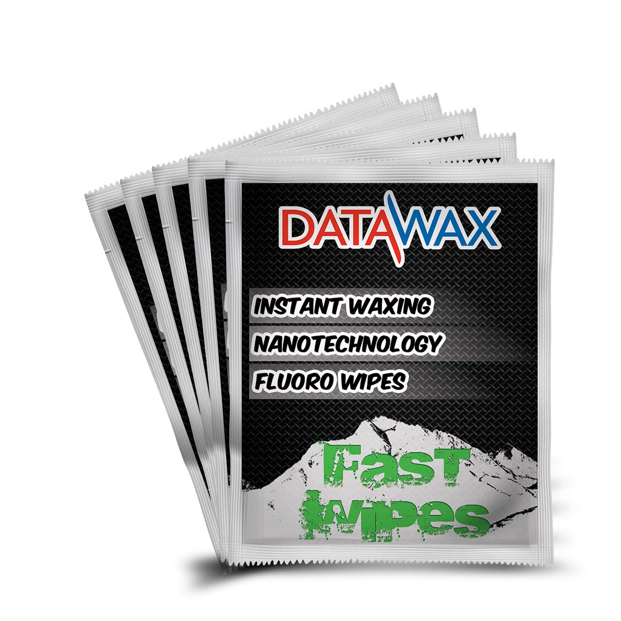 Instant Ski and Snowboard Wax - Fast Wax Wipes Box of 5