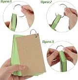 Thboxes 360 PCS Flash Cards 4.9 x 2.9 inch Ruled Index Cards with Binder Rings view 3