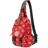 Sling Backpack Crossbody Bag with Coca-Cola Logo Vintage Sling Bag Casual Daypack