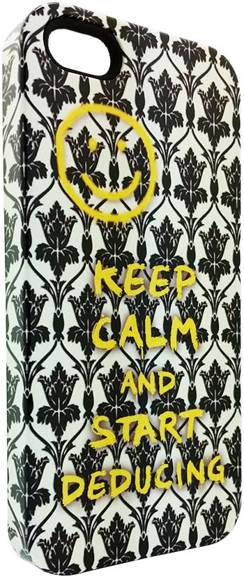 Sherlock Wallpaper Smiley Face Iphone 5/5s Case Sublimation 3d Full Wrap