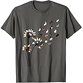 Funny Dandelion Bunny Flower T-Shirt