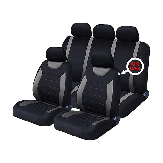 XtremeAuto Classic Car Seat Covers Set Front & Rear complete with