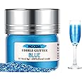 Edible Glitter for Drinks Food Grade Sprinkle on Sparkle Shimmer for Cocktails Champagne Beverages Cakes Decorating, Pops Chocolate, Fondant