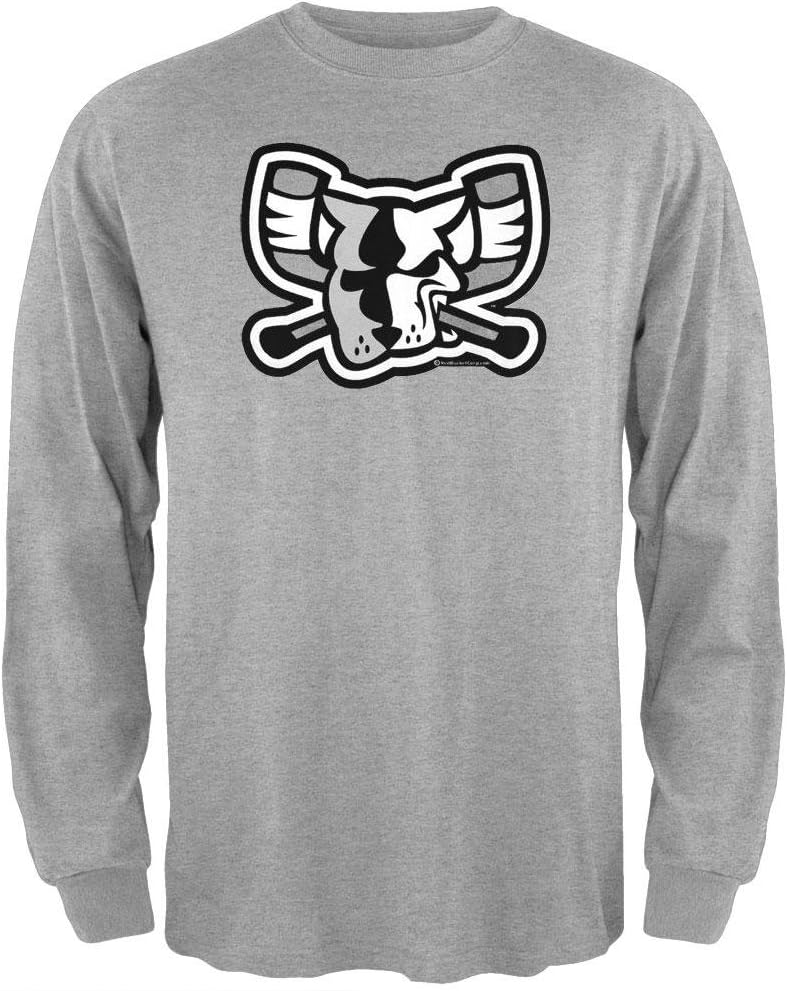 Richmond Riverdogs - Black and White Mad Dog Long Sleeve T-Shirt