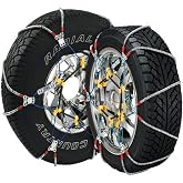 SCC SZ435 Super Z6 Cable Tire Chain for Passenger Cars, Pickups, and SUVs - Set of 2, silver