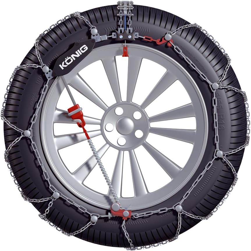 König CS9 065 Snow Chains, 2 Pieces BigaMart