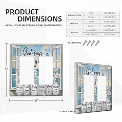White Daisy Flower in Vase Double Rocker Decora
