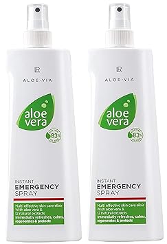 2 x LR ALOE VIA Aloe Vera Schnelles Emergency Hautspray (2 x 150ml)