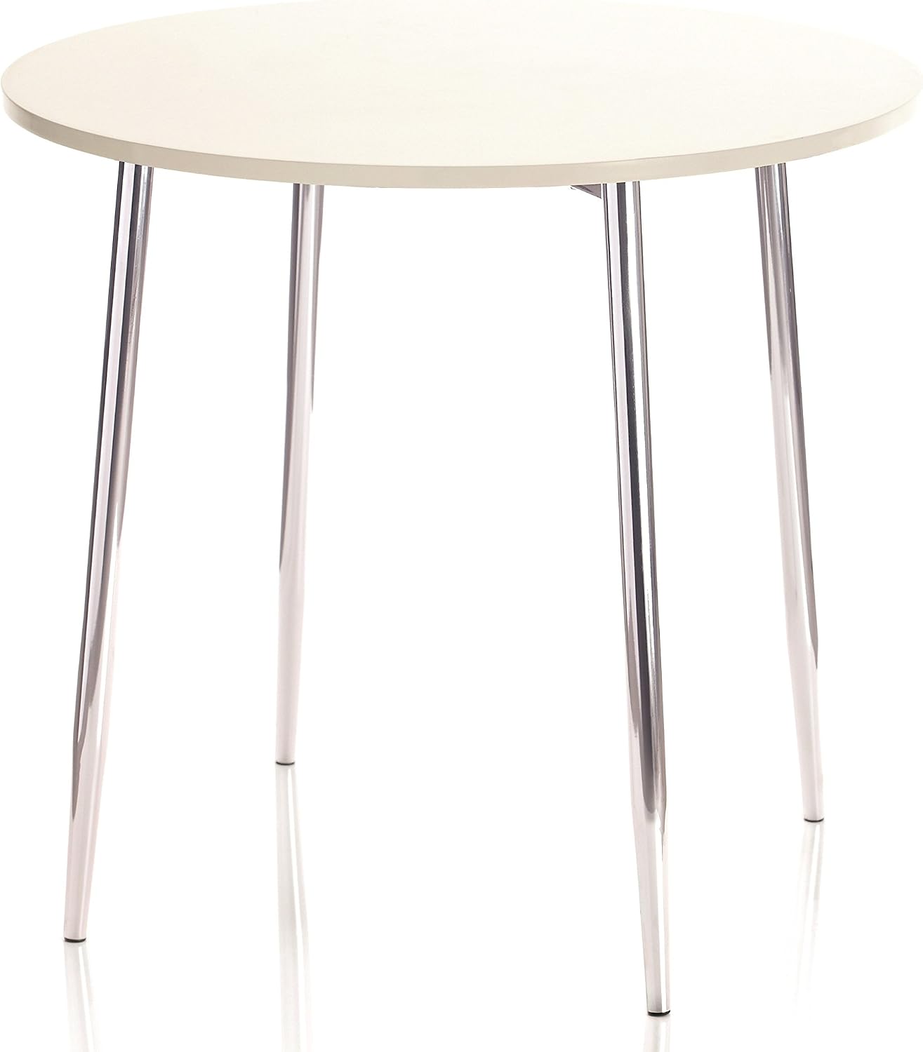 Office Hippo, 80cm Indoor Café Bistro Table. Round Dining Table for Kitchen Dining Room