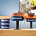 XL Risers for Rockler Bench Cookie Plus & Connect - Woodworking Tools for Clearance & Lateral Stability - Risers w/Height up to 5” for Woodworking Bench - Wood Riser w/Threaded Stud (4 Pack)