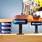 XL Risers for Rockler Bench Cookie Plus &amp; Connect - Woodworking Tools for Clearance &amp; Lateral Stability - Risers w/Height up to 5&rdquo; for Woodworking Bench - Wood Riser w/Threaded Stud (4 Pack)