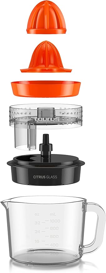 Taurus Citrus Glass Exprimidor, Rotación de Doble Sentido, 30 W, 1 ...