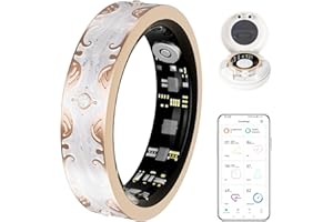 Smart Ring for Women,Smart Ring Health Tracker for Life Activity,Rechargeable Fitness Ring for Sleep Tracke/Steps/Calories Co