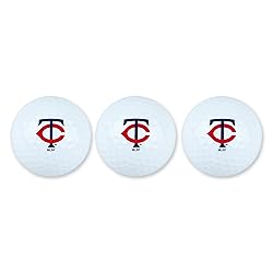Team Effort Minnesota Twins Golf Ball Pack of 3