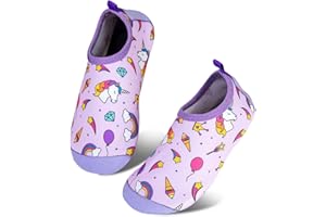 TOROTTO Toddler Kids-Water-Shoes Lightweight Non-Slip Aqua-Socks Swim-Shoes for Beach-Pool Walking for Boys Girls