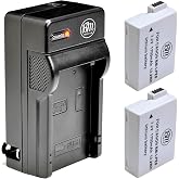 BM Premium 2-Pack of LP-E8 Batteries and Battery Charger for Canon EOS Rebel T2i, T3i, T4i, T5i, EOS 550D, EOS 600D, EOS 650D, EOS 700D DSLR Digital Camera