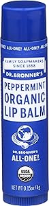 Dr. Bronner's Organic Lip Balm Peppermint 0.15 oz