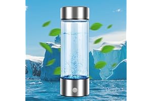 FUSCOTO Hydrahealth Pro, Hydrahealth Pro Water Bottle, Hydrahealth Water, Hydrogen Water Bottle Generator, Portable Hydrogen Water Generator Bottle, Hydrogen Ionizer Water Bottle for Home (1PCS)
