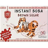 Lunar Lifts Instant Brown Sugar Boba, Konjac and Tapioca, Vegan (6 X 240g)