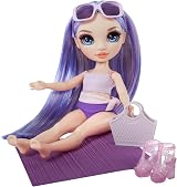 Rainbow High Violet Swim & Style 28 cm Doll with Wrap 10+ Ways view 5