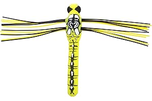 Lunkerhunt Dragonfly Lure | Realistic Topwater Fishing Lures for Bass, Double Skirted Wings, Perfect Trouth and Pike Lure, Weedless Bait