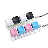 2 PCS Silent & Clicky Keyboard Fidget, Fidget